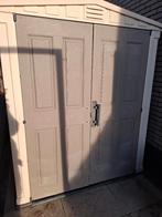 Keter 6x6 geheel kunststof tuin schuur te koop, Ophalen, Gebruikt, Kunststof, Fietsenberging