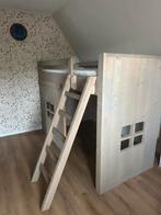 Prachtig houten bed!, Kinderen en Baby's, Kinderkamer | Stapelbedden en Hoogslapers, Ophalen, Zo goed als nieuw, Hoogslaper