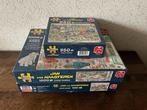 Jan van Haasteren Puzzels. 2 keer 1000 en1 keer 950 stukjes., Ophalen of Verzenden, 500 t/m 1500 stukjes, Zo goed als nieuw, Legpuzzel