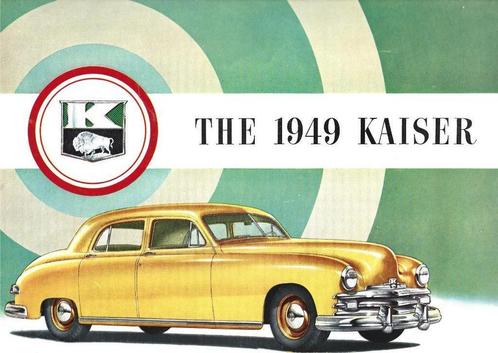 Kaiser 1949 folder amerikaanse auto (KA49), Boeken, Auto's | Folders en Tijdschriften, Zo goed als nieuw, Overige merken, Verzenden