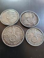 4x Duitse Zilveren Munten Hindenburg, Ophalen of Verzenden, Duitsland