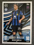 Topps MA EXTRA 23/24   ASSIST MASTER   BARELLA   INTER MILAN, Hobby en Vrije tijd, Stickers en Plaatjes, Ophalen of Verzenden