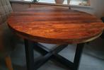 Mango ronde eetafel, Huis en Inrichting, Tafels | Eettafels, Rond, Ophalen of Verzenden, Zo goed als nieuw, 100 tot 150 cm