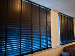 2x Houten Jaloezieën 50mm Zwart 160x180, Huis en Inrichting, Stoffering | Gordijnen en Lamellen, Ophalen, Zwart, 150 tot 200 cm