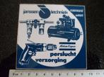 sticker Janssen techniek roermond weert atlas copco, Verzamelen, Stickers, Verzenden, Zo goed als nieuw, Bedrijf of Vereniging