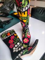 Handgemaakte Laarzen met Hakken, Istanbul Motief, Maat 40, Ophalen of Verzenden, Gedragen, Zwart, Schoenen met hoge hakken