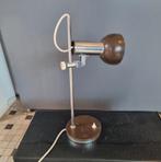 Vintage tafellamp bruin, Ophalen of Verzenden, Zo goed als nieuw, Minder dan 50 cm