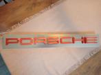 Porsche logo op aluminium, Verzamelen, Merken en Reclamevoorwerpen, Ophalen of Verzenden