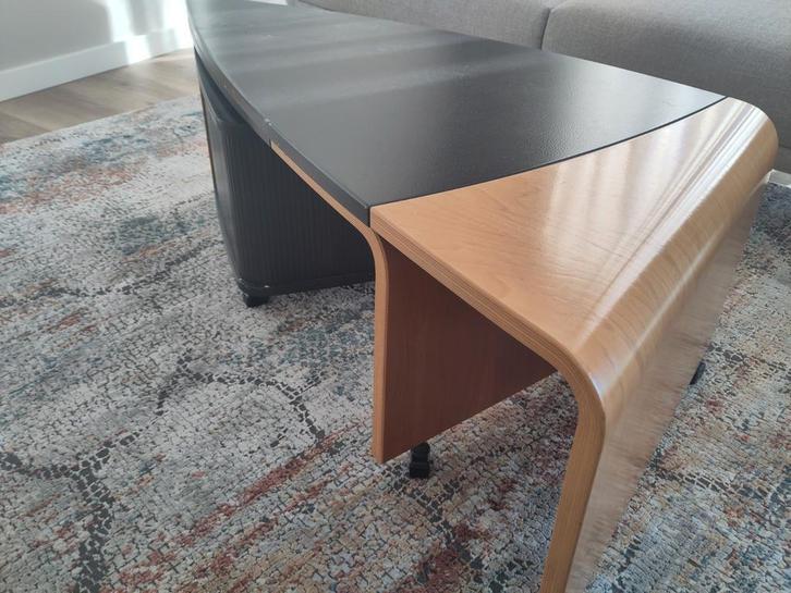 Salon tafel retro Leolux Meropida, Huis en Inrichting, Tafels | Salontafels, Gebruikt, Minder dan 50 cm, 50 tot 100 cm, 100 tot 150 cm