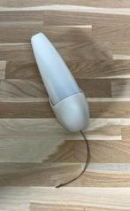 Vintage wandlamp Bo-Niko trekkoord wit opaalglas, Ophalen of Verzenden, Gebruikt, Glas, Vintage seventies