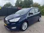 Ford Grand C-Max 1.0 Titanium 7p. Navi/Clima/Stoelverw/Cruis, Voorwielaandrijving, 745 kg, Stof, Gebruikt