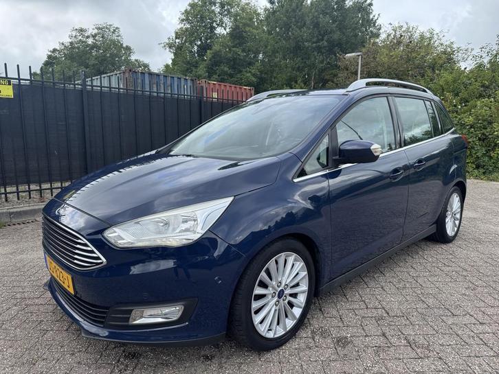 Ford Grand C-Max 1.0 Titanium 7p. Navi/Clima/Stoelverw/Cruis, Auto's, Ford, Bedrijf, Te koop, Grand C-Max, ABS, Airbags, Airconditioning