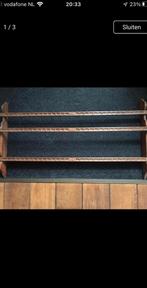 Houten bordenrek antiek vintage, Ophalen