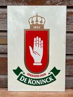 Emaille bord 'De Koninck' lll, Ophalen