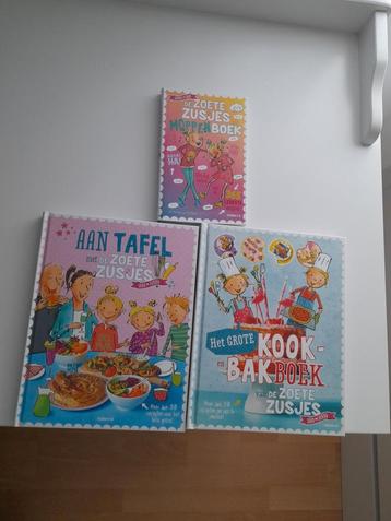 Te koop 3 zgan De Zoete zusjes.
Boeken Kook,bak,Aantafel,mop beschikbaar voor biedingen