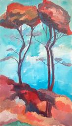 Bomen -  Kunstenaar: Hetty Spaanderman, Ophalen of Verzenden