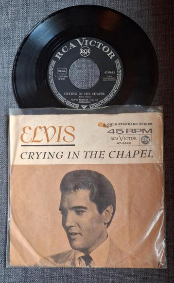 Elvis Presley - Crying In The Chapel 45RPM beschikbaar voor biedingen
