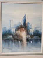 Schilderij skyline New York, Ophalen of Verzenden