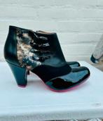 Cristofoli Enkellaarsjes Lakleer Roze Zool - Maat 38, Ophalen of Verzenden, Zo goed als nieuw, Zwart, Lage of Enkellaarzen