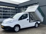 Nissan E-NV200 24KWh Marge BTW VRIJ! Elektrische Kipper Open, Auto's, Bestelauto's, Stof, Gebruikt, Zwart, Wit
