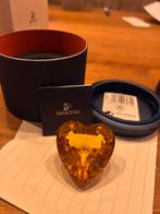 Swarovski hart geel/ bruin, Ophalen of Verzenden, Zo goed als nieuw, Figuurtje