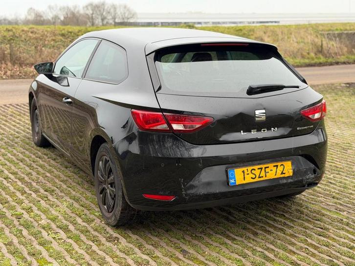 Seat Leon 1.6 TDI 110PK Ecomotive 2013 Zwart, Auto's, Seat, Particulier, Leon, Diesel, A, Hatchback, Handgeschakeld, Origineel Nederlands