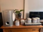 JVC Dolby Surround Set met dvd-speler, subwoofer en Boxen, Audio, Tv en Foto, Dvd-spelers, Ophalen of Verzenden, Gebruikt, Dvd-speler