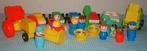 FISHER PRICE voertuigen poppetjes ed VINTAGE, Ophalen of Verzenden, Gebruikt, Speelset