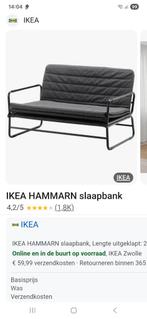 Ikea slaapbank hammarn, Huis en Inrichting, Ophalen, Zo goed als nieuw, Tweepersoons, 200 cm