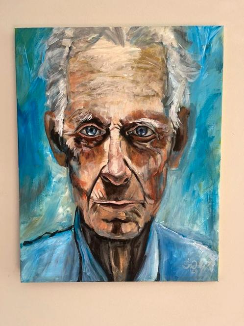 Origineel schilderij “At the Moment” – Acryl op doek (50x40), Antiek en Kunst, Kunst | Schilderijen | Modern, Ophalen