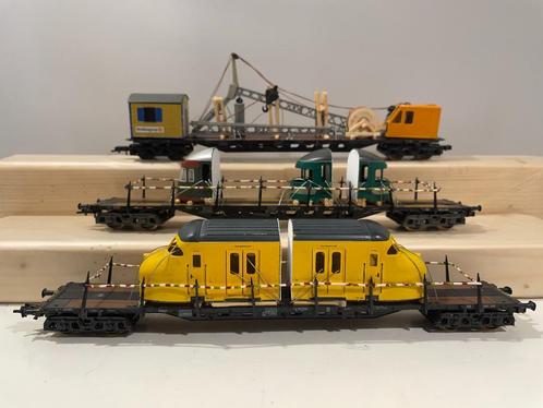 Fleischmann, Roco en Lima/Rivarossi, unieke drie-delige set, Hobby en Vrije tijd, Modeltreinen | H0, Gebruikt, Wagon, Gelijkstroom
