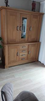 buffetkast, Eiken modern, Gebruikt, Glas, 150 tot 200 cm