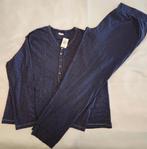 Nieuw Dames pyjama set kleur blauw maat 46 merk livera, Livera, Ophalen of Verzenden, Nieuw, Maat 46/48 (XL) of groter