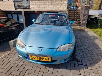 Mazda MX-5 1.6 I 2001 face lift Blauw beschikbaar voor biedingen