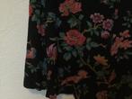 King Louie Rok met Bloemenprint, Kleding | Dames, Rokken, Maat 38/40 (M), Zwart, Ophalen of Verzenden, Zo goed als nieuw