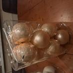 kerstballen 8 cm 15 stuks champagne kleur mat en glans, Diversen, Kerst, Ophalen, Nieuw