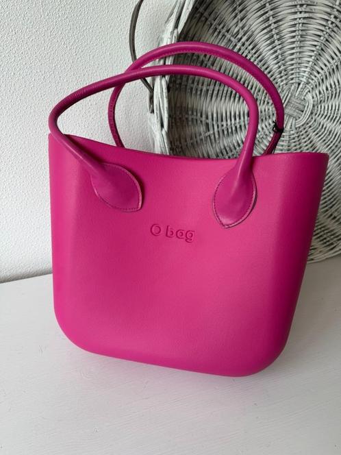 NIEUW > Roze O Bag Handtas / 39x33x14 cm, Sieraden, Tassen en Uiterlijk, Tassen | Damestassen, Nieuw, Handtas, Roze, Ophalen of Verzenden