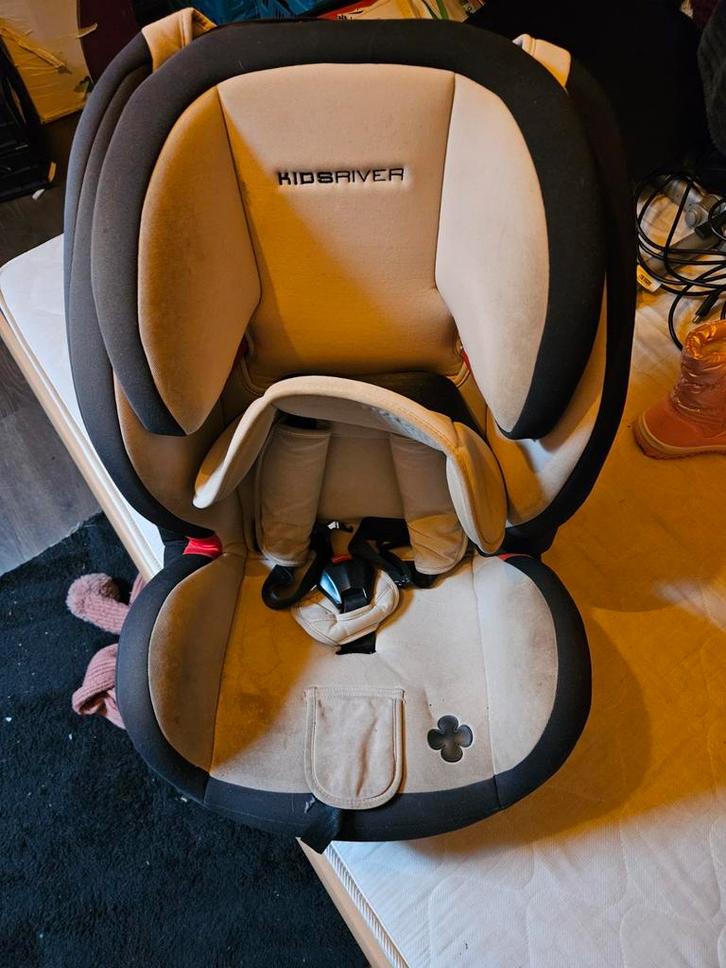 Gebruikte autostoel - Kidsriver, Kinderen en Baby's, Autostoeltjes, Gebruikt, Overige merken, Autogordel, Verstelbare rugleuning
