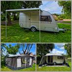 Kip Shuttle 38 EKL zeer zeldzaam! Modern fris interieur, Caravans en Kamperen, Schokbreker, Kip, Tot en met 2, 750 - 1000 kg