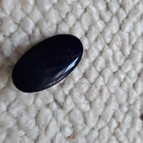 1 Retro / vintage knoop 3 cm - donkerblauw - knoopje ovaal -, Hobby en Vrije tijd, Naaien en Fournituren, Zo goed als nieuw, Knoop of Knopen