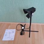 Filmspot zwart metaal incl. lamp, Huis en Inrichting, Lampen | Vloerlampen, Ophalen of Verzenden, Metaal, Minder dan 100 cm