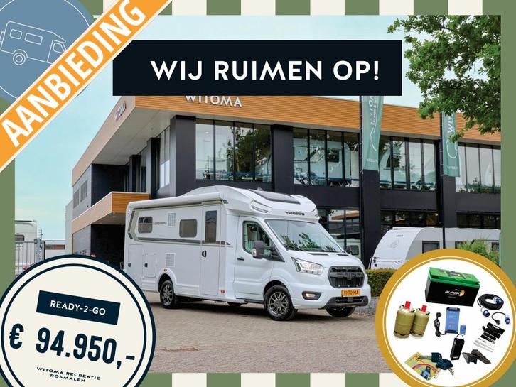 Weinsberg CaraSuite 155pk Automaat SALE, Caravans en Kamperen, Campers, Bedrijf, tot en met 4, Half-integraal, Weinsberg, Ford