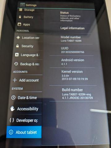 Yarvik Xenta Tablet  WiFi  beschikbaar voor biedingen