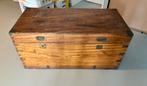 Antieke houten kist dekenkist speelgoedkist, Huis en Inrichting, Woonaccessoires | Kisten, Ophalen, Gebruikt, 100 tot 150 cm, 50 tot 75 cm