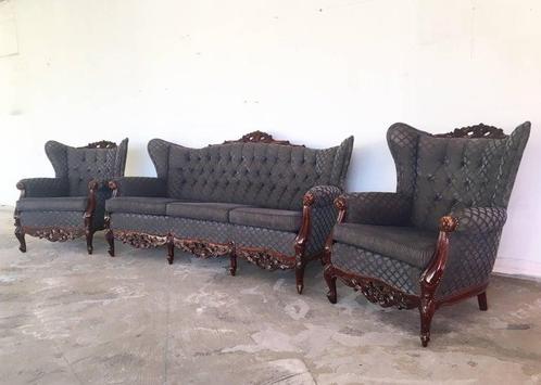 20th Century Franse Sofa Set, Rococo Baroque Style, Antiek en Kunst, Antiek | Meubels | Stoelen en Banken, Ophalen