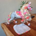 Vintage Ski fun Blizzard Barbie paard 1990, Ophalen of Verzenden, Gebruikt, Poppenhuis