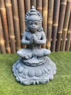 Hanuman met zuil nr.147, Tuin en Terras, Tuinbeelden, Ophalen, Nieuw, Beton, Overige typen