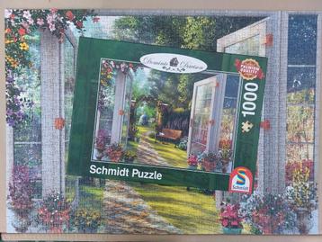 Schmidt  "uitzicht op de droomtuin" 1000stukjes beschikbaar voor biedingen