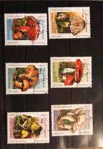 Paddenstoelen, Postzegels en Munten, Postzegels | Thematische zegels, Ophalen of Verzenden, Dier of Natuur