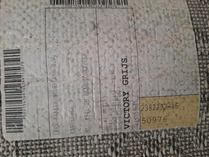 Leen Bakker Victory Grijs Vloerkleed 200x290, Huis en Inrichting, Stoffering | Tapijten en Kleden, Zo goed als nieuw, 200 cm of meer